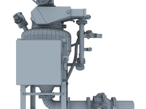 pompe ga densphase Modèle 3D