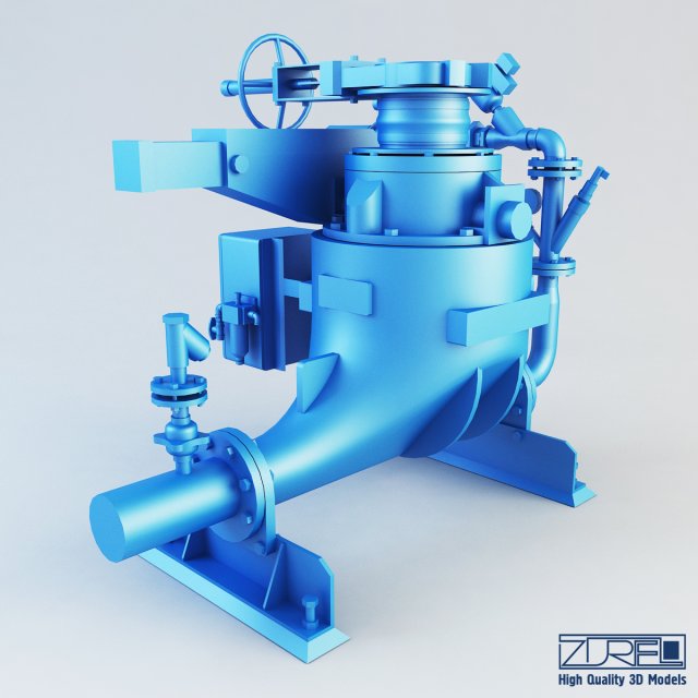 ash vessel ga pump Modello 3D .c4d .max .obj .3ds .fbx .stl .blend 