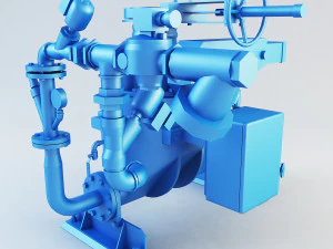 ash vessel ga pump 3D Model