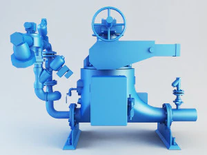 ash vessel ga pump 3D Model