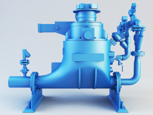 ash vessel ga pump Modello 3D