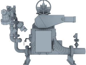 ash vessel ga pump 3D Model
