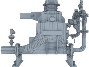 ash vessel ga pump Modello 3D