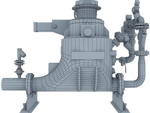 ash vessel ga pump 3D Model