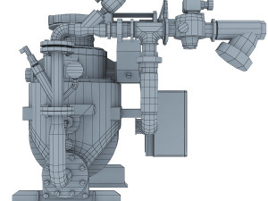ash vessel ga pump Modello 3D