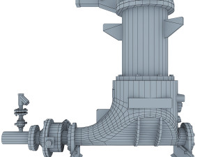 ash vessel ha pump Model 3D