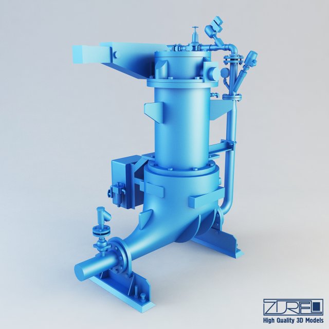ash vessel na pump 3D Model .c4d .max .obj .3ds .fbx .stl .blend 
