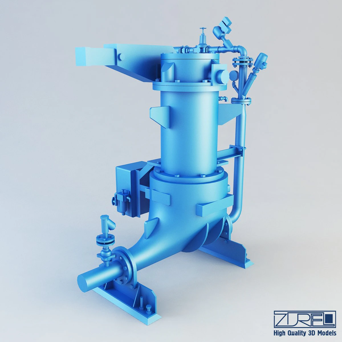 ash vessel na pump 3D Model .c4d .max .obj .3ds .fbx .stl .blend