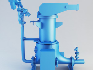 ash vessel na pump 3D Model