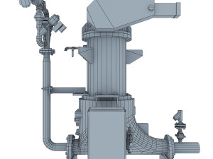 ash vessel na pump 3D Model