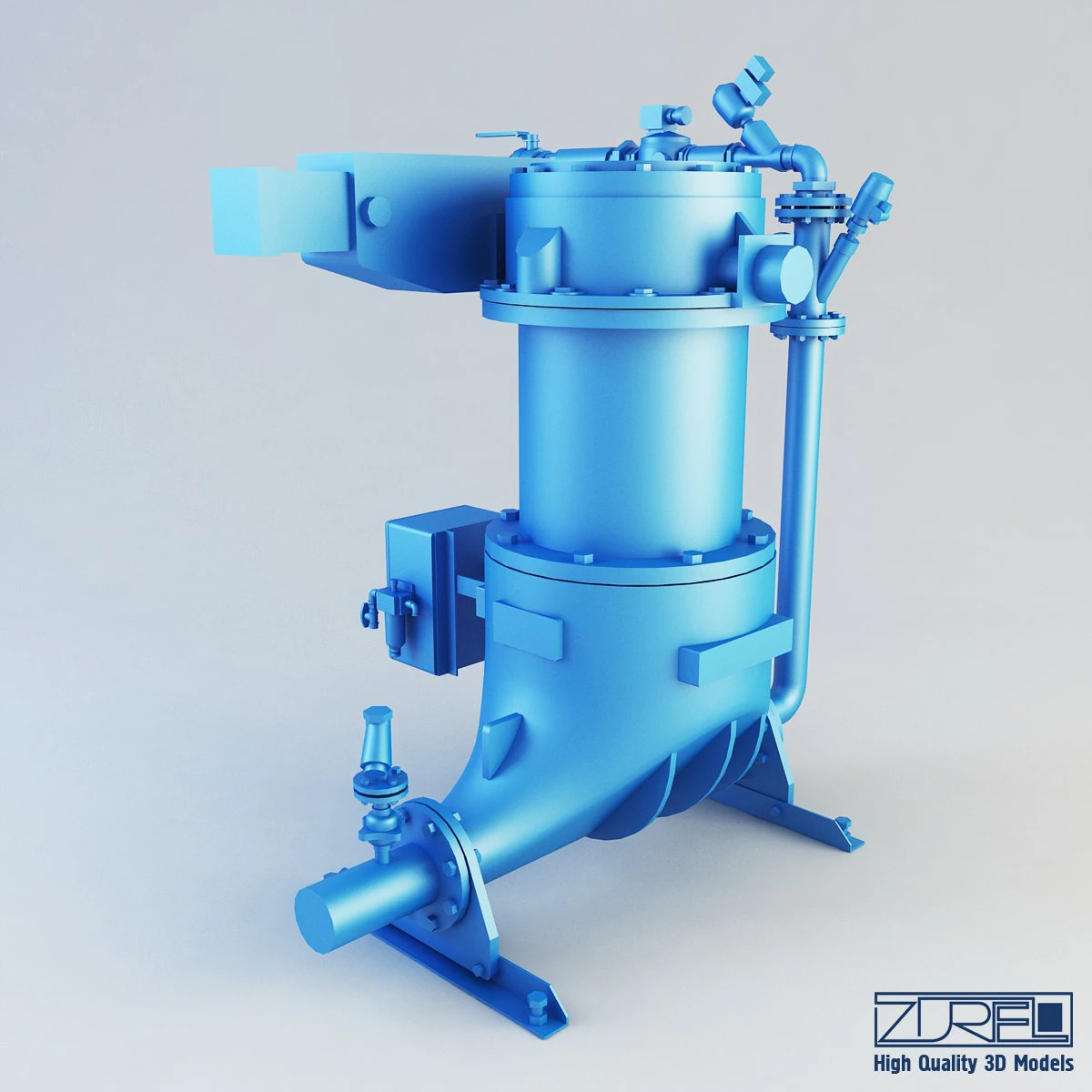 ash vessel ra pump 3D Model .c4d .max .obj .3ds .fbx .stl .blend