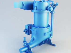 pompa ra del contenitore della cenere Modello 3D