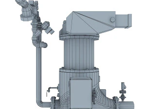 ash vessel ra pump 3D Model
