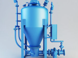 outlet conical pump 3D Model