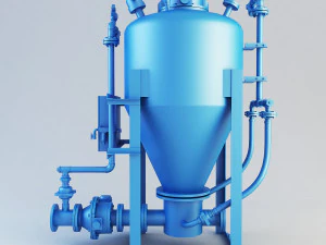 outlet conical pump 3D Model