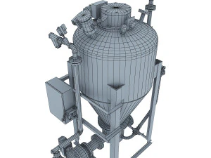 outlet conical pump 3D Model