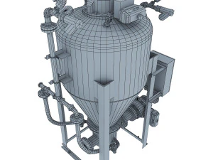 outlet conical pump 3D Model