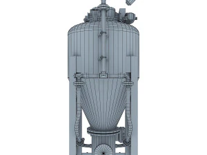 outlet conical pump 3D Model