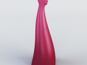 woman lamp 3D Модель