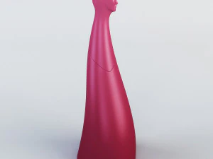 woman lamp 3D Model