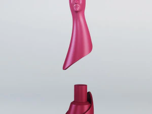 woman lamp 3D Model
