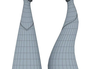 woman lamp 3D Model