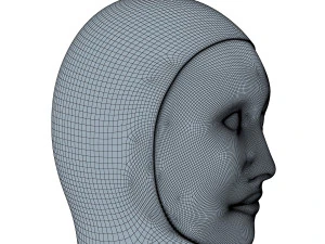 woman lamp 3D Model