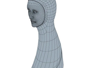 woman lamp 3D Model