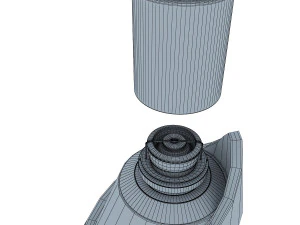 woman lamp 3D Model