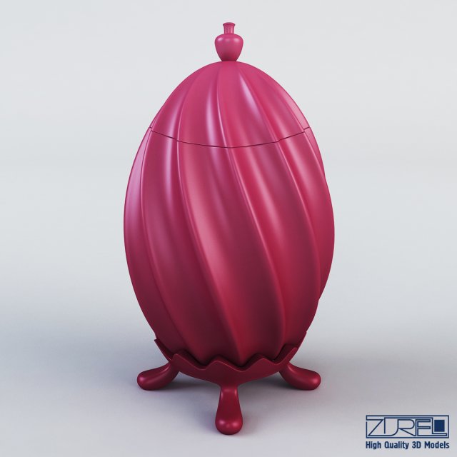 egg lamp 3D मॉडल .c4d .max .obj .3ds .fbx .stl .blend 