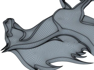chrome horse v 1 3D Model