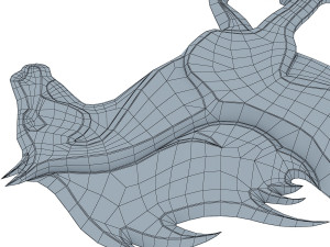 chrome horse v 1 3D 모델