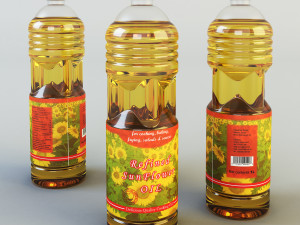 oil bottle 1 liter Modelo 3D