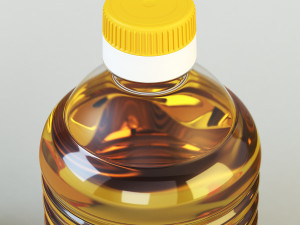 oil bottle 1 liter 3D Model