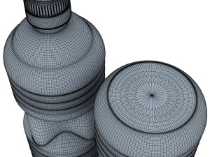 oil bottle 1 liter 3D Model