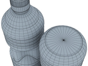 oil bottle 1 liter 3D Model