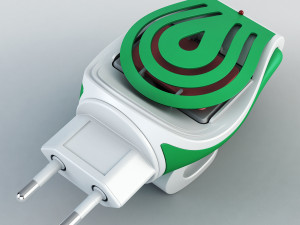 mosquitall fumigator green 3D 모델