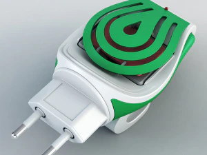 Moskito-Begasungsgerät grün 3D Modell