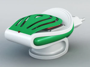 mosquitall fumigator green 3D Model