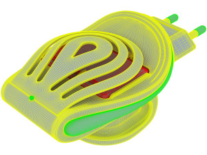 mosquitall fumigator green 3D Model