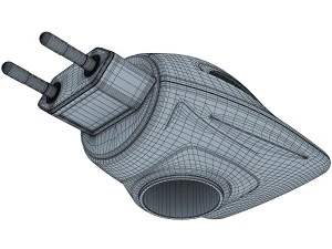 mosquitall fumigator blue 3D Model