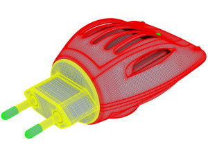 mosquitall fumigator blue 3Dモデル