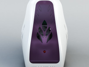 mosquitall fumigator purple Modello 3D