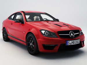 mercedes-benz c63 amg edition 507 3D Model
