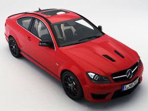 mercedes-benz c63 amg edition 507 3D Model