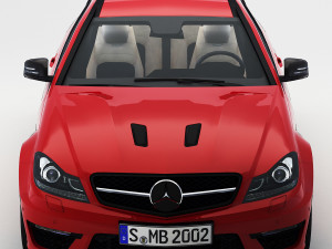 mercedes-benz c63 amg edition 507 3D Model