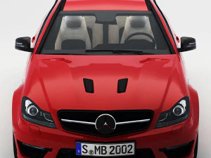 mercedes-benz c63 amg edition 507 3D Model