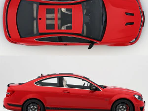 mercedes-benz c63 amg edition 507 3D Model