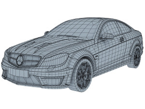 mercedes-benz c63 amg edition 507 3D Model