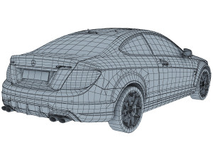 mercedes-benz c63 amg edition 507 3D Model